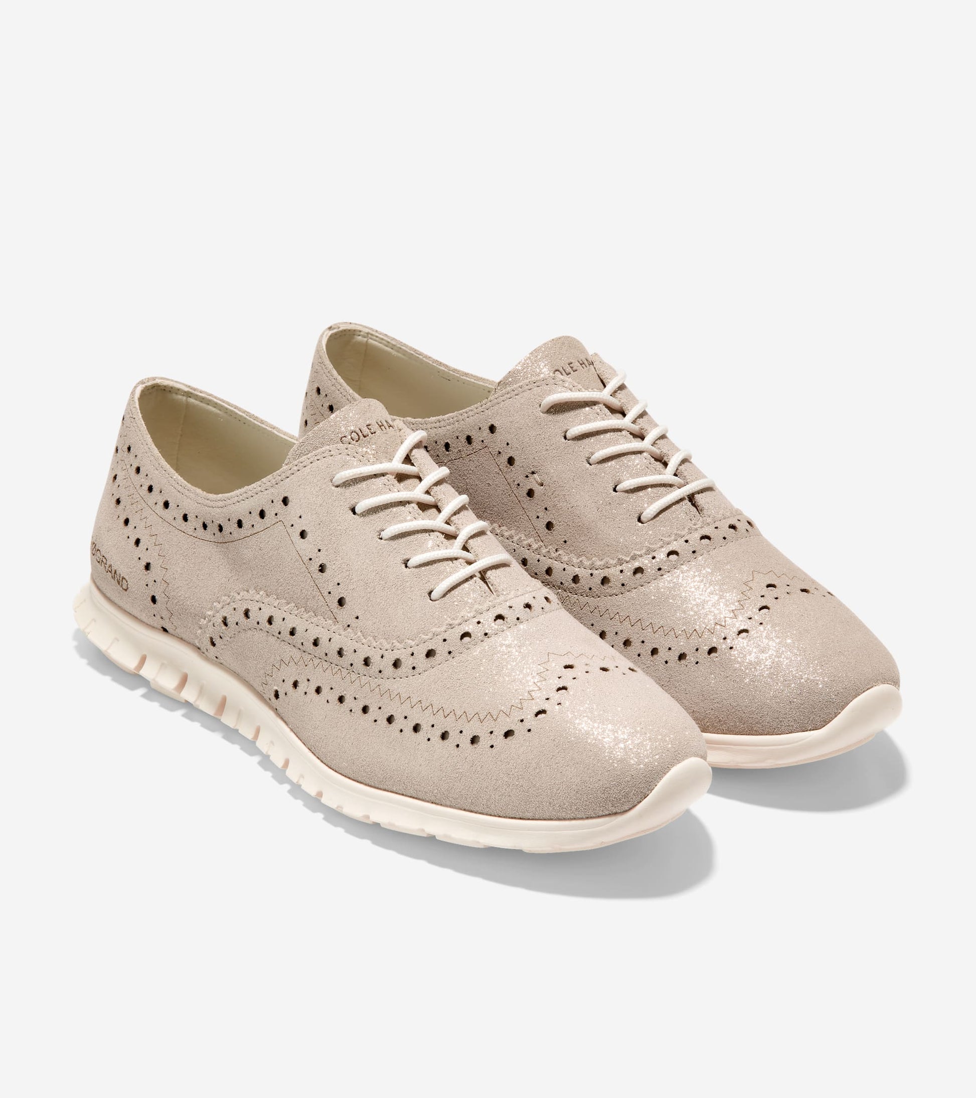 W27409:METALLIC GOLD SUEDE / EGRET / BLACK