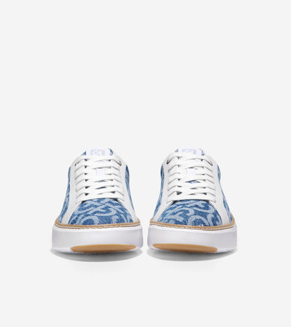 W28868:CH MONOGRAM DENIM JACQUARD/OPTIC WHITE