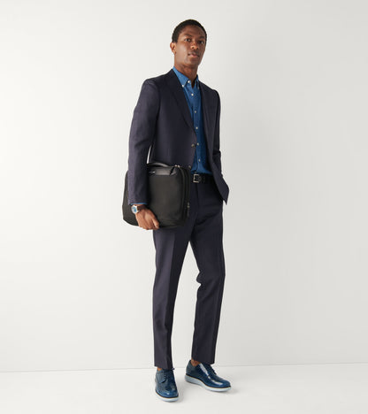 C37856:NAVY BLAZER/ENSIGN BLUE BRUSHOFF/HEATHER