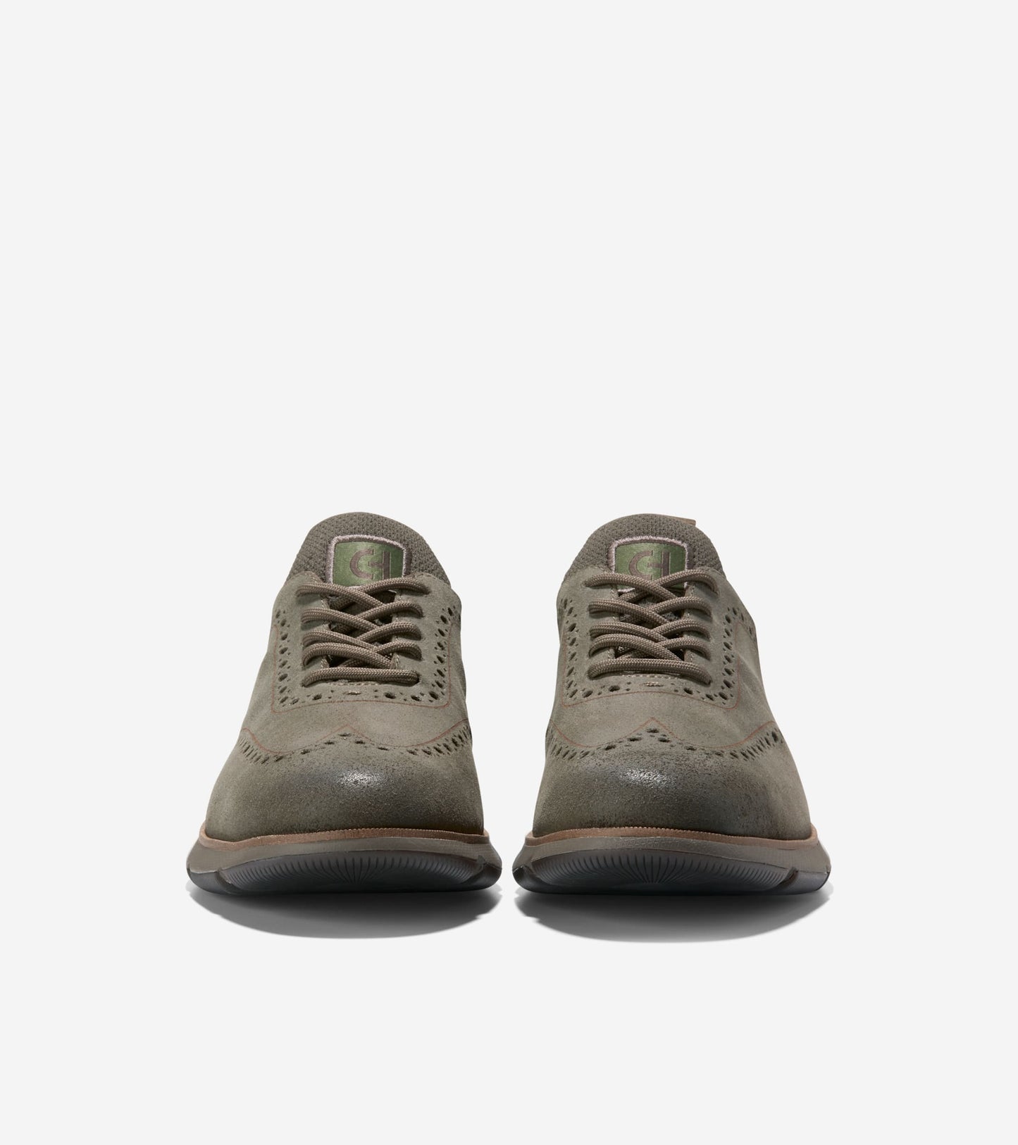 C38256:CH DEEP OLIVE SUEDE/CH TRUFFLE/CH DARK CHOCOLATE