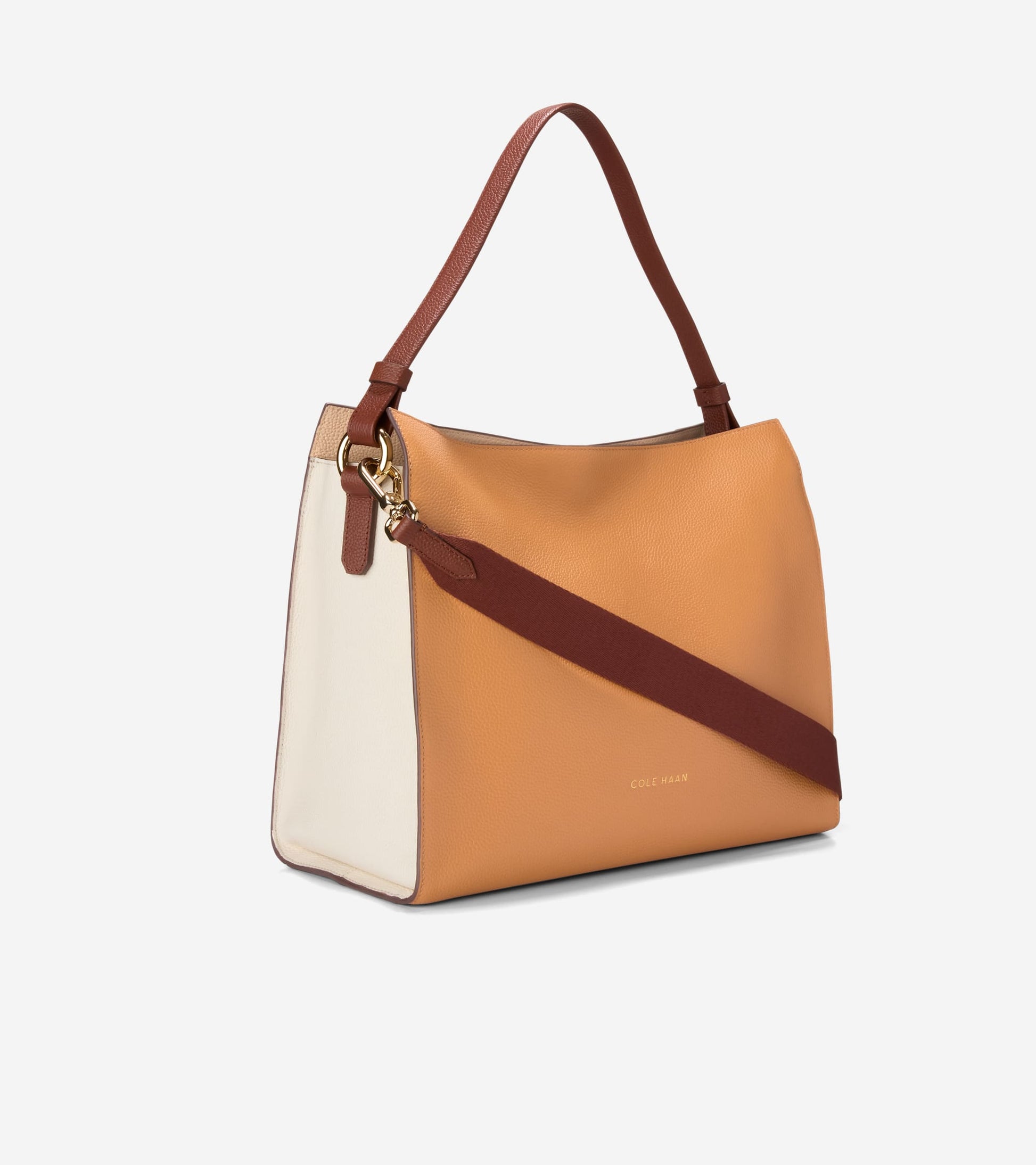 U07629:NEUTRAL COLOR BLOCK BISCUIT / IVORY / CH DK CUOIO:0000