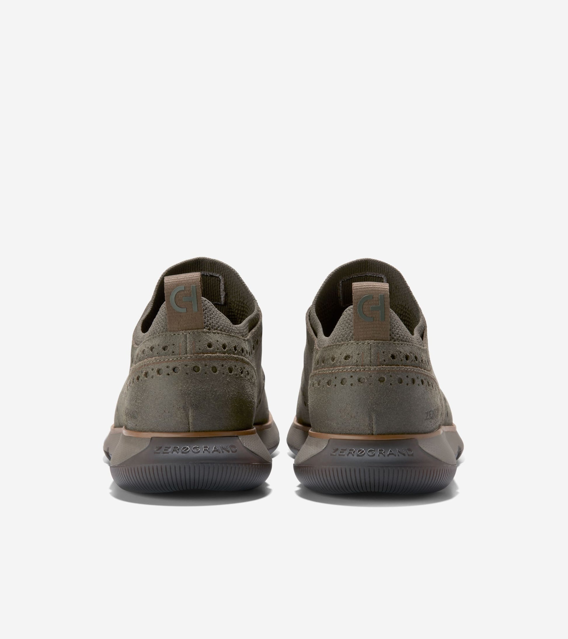 C38256:CH DEEP OLIVE SUEDE/CH TRUFFLE/CH DARK CHOCOLATE