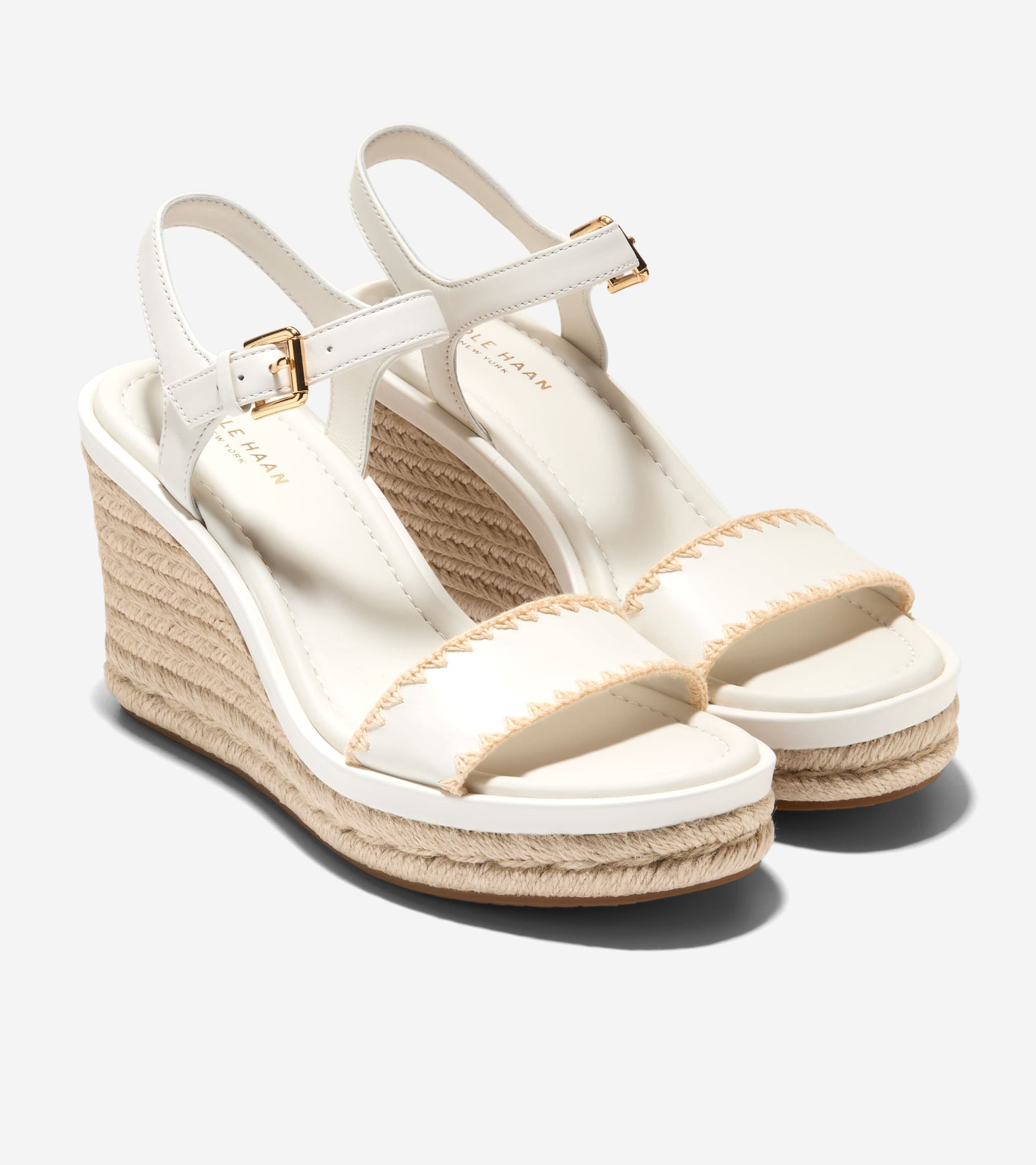 W37032:CH POWDER LEATHER / NATURAL RAFFIA