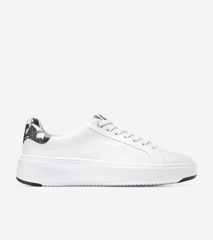 W28084:OPTIC WHITE/BLACK & WHITE TROPICAL PRINT