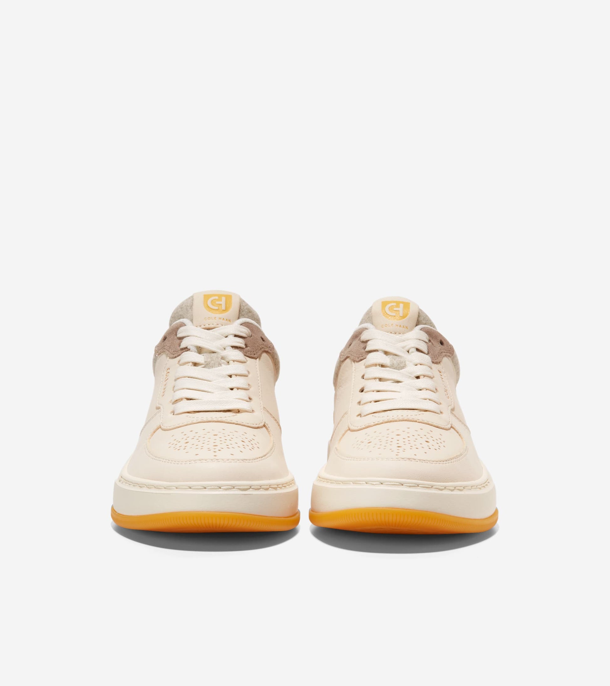 W26974:CH OAT LEATHER/ FLEECE/IVORY