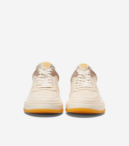 W26974:CH OAT LEATHER/ FLEECE/IVORY
