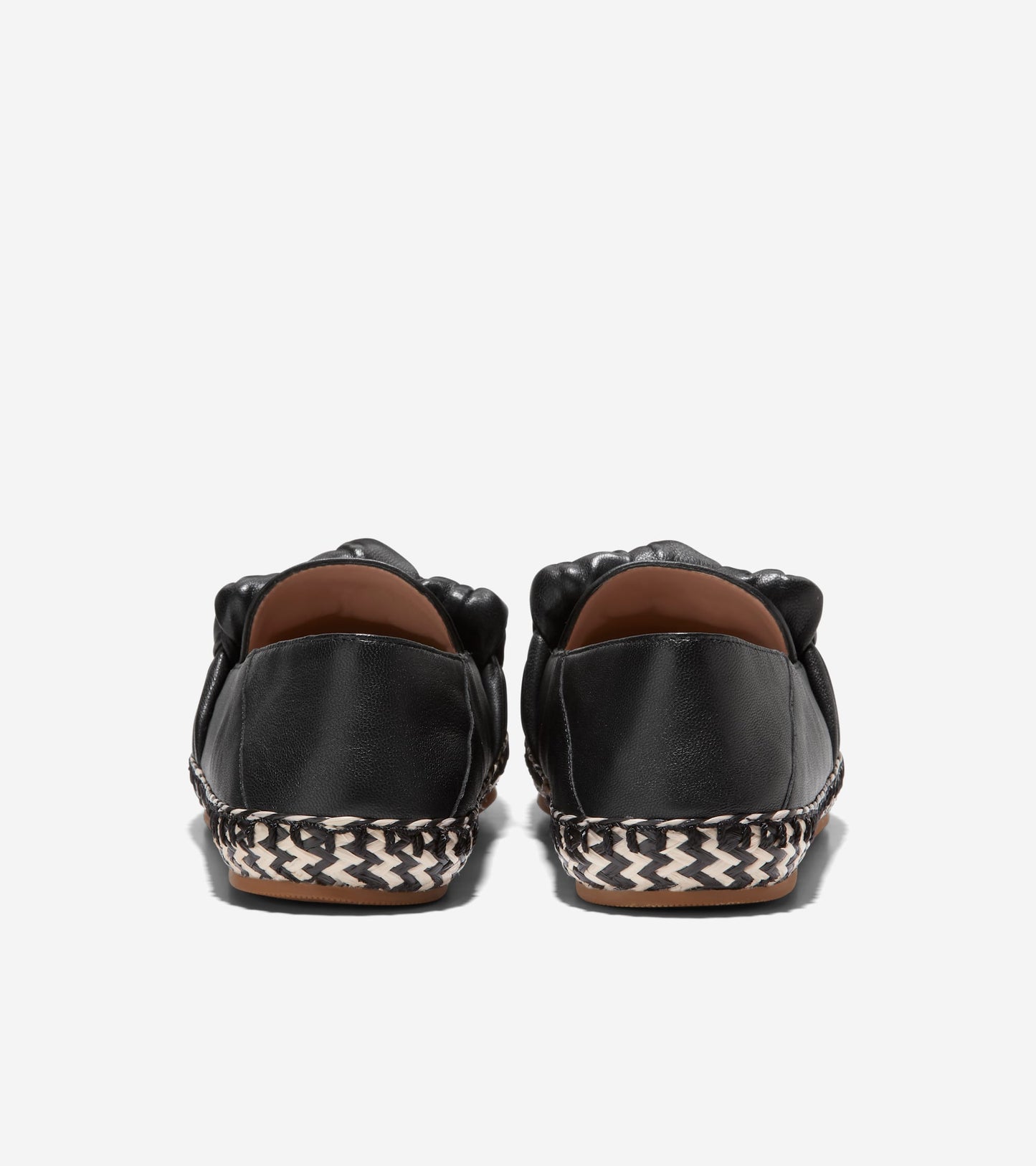 W26289:BLACK NUDO/ BLACK & IVORY JUTE/ GUM OS
