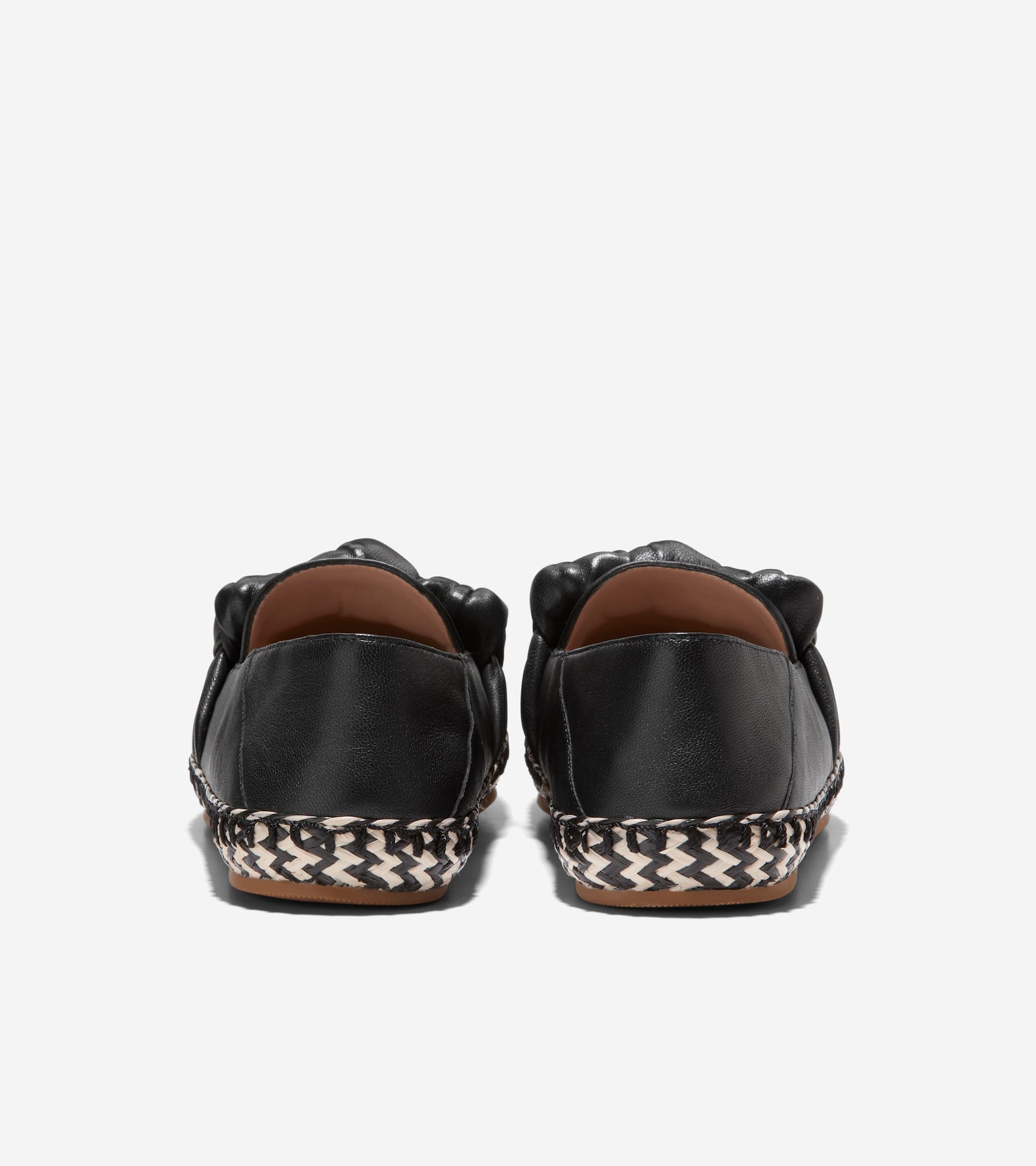 W26289:BLACK NUDO/ BLACK & IVORY JUTE/ GUM OS