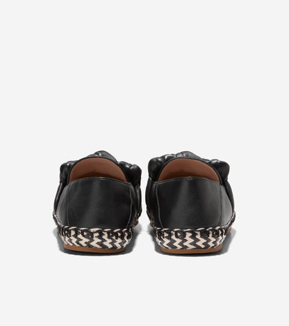W26289:BLACK NUDO/ BLACK & IVORY JUTE/ GUM OS