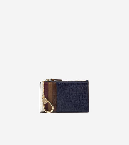 Leather Zip Card Case