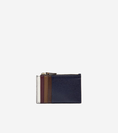 Leather Zip Card Case
