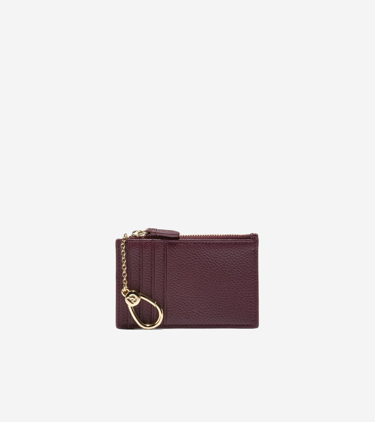 Leather Zip Card Case